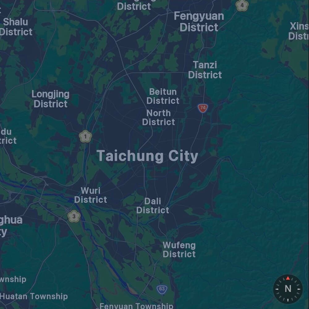 Map of the location